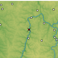 Nearby Forecast Locations - Steubenville - Map