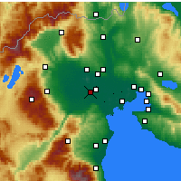 Nearby Forecast Locations - Alexandreia - Map