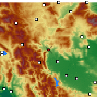 Nearby Forecast Locations - Kalabaka - Map