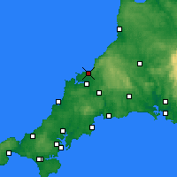 Nearby Forecast Locations - Port Isaac - Map