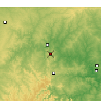 Nearby Forecast Locations - Branson - Map