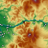 Nearby Forecast Locations - Cascade Locks - Map
