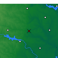 Nearby Forecast Locations - Emporia - Map