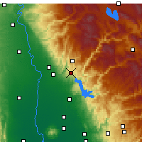 Nearby Forecast Locations - Paradise - Map