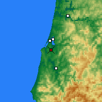 Nearby Forecast Locations - Coos Bay - Map