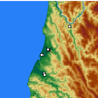 Nearby Forecast Locations - Arcata - Map