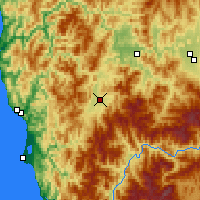 Nearby Forecast Locations - Cave Junction - Map