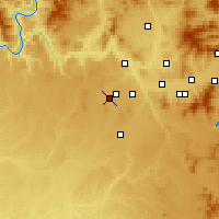 Nearby Forecast Locations - Medical Lake - Map
