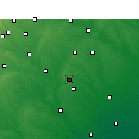 Nearby Forecast Locations - Shiner - Map