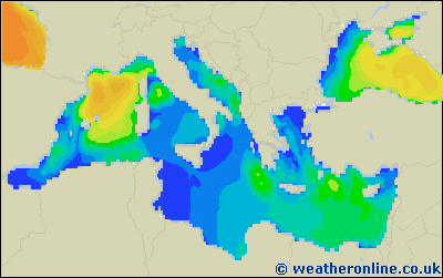 Balearic Islands - Wave heights - Wed, 04 Mar, 19:00 CET