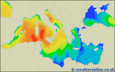 Balearic Islands - Wave heights - Thu, 05 Mar, 19:00 CET