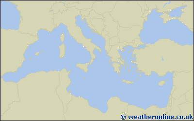 Tyrrhenian Sea - Wave heights - Sat, 23 May, 08:00 CEST