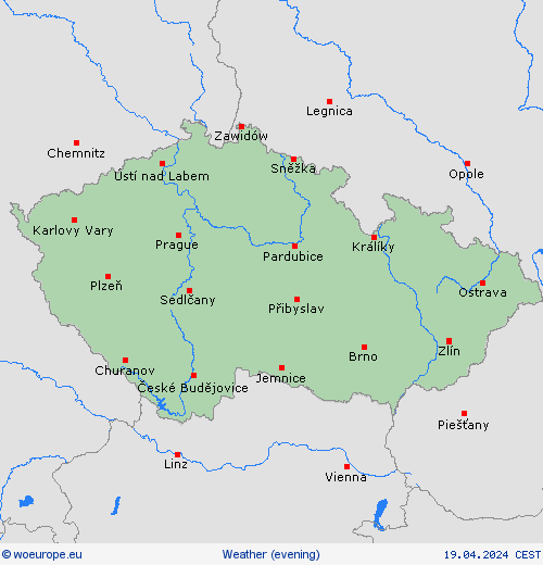 overview Czech Republic Europe Forecast maps