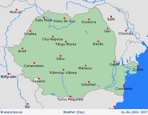 overview Romania Europe Forecast maps