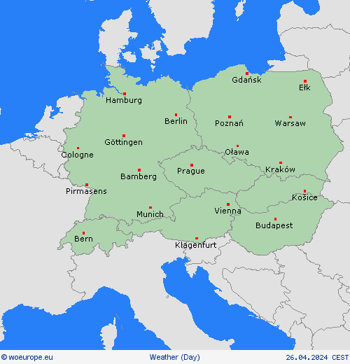 overview  Europe Forecast maps