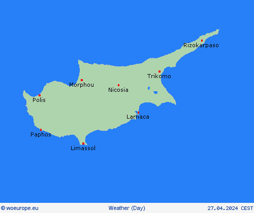 overview Cyprus Europe Forecast maps