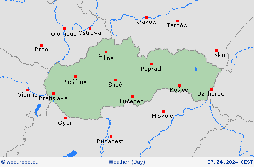 overview Slovakia Europe Forecast maps