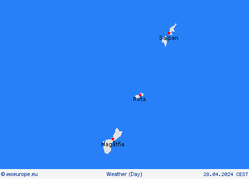 overview Marianen Oceania Forecast maps