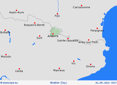 overview Andorra Europe Forecast maps