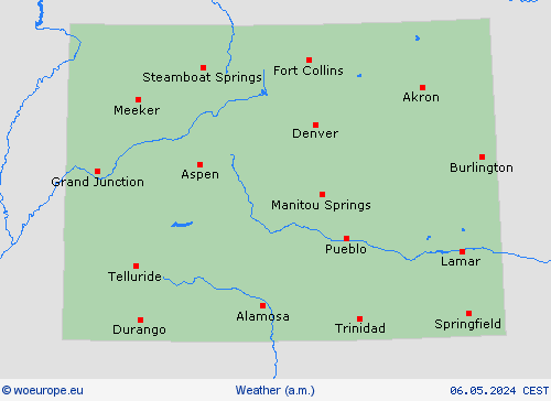 overview Colorado North America Forecast maps