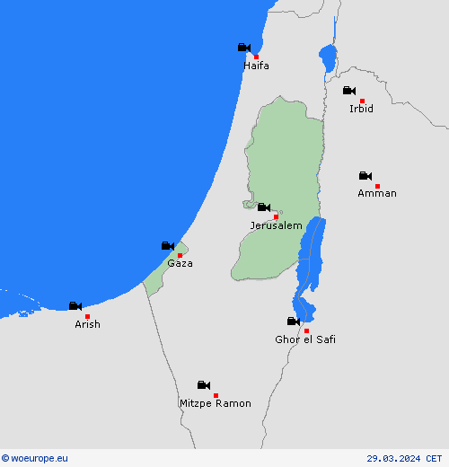 webcam Palestine Asia Forecast maps
