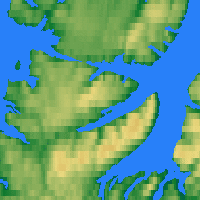 Nearby Forecast Locations - Mehamn - Map