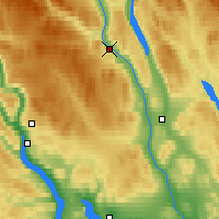 Nearby Forecast Locations - Evenstad - Map