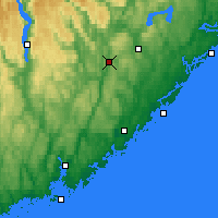 Nearby Forecast Locations - Hynnekleiv - Map
