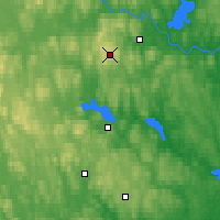 Nearby Forecast Locations - Stora Spansber - Map
