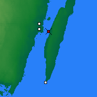 Nearby Forecast Locations - Öland Brdige - Map