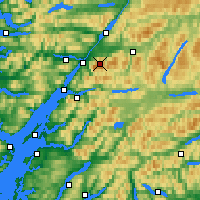 Nearby Forecast Locations - Ben Nevis - Map
