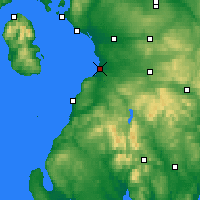 Nearby Forecast Locations - Ayr - Map