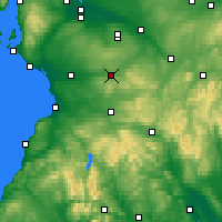 Nearby Forecast Locations - Strathaven - Map
