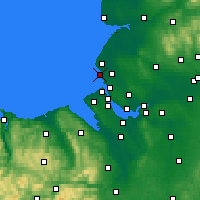 Nearby Forecast Locations - Southport - Map