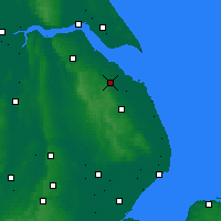 Nearby Forecast Locations - Grimsby - Map