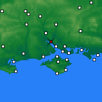 Nearby Forecast Locations - Southampton - Map