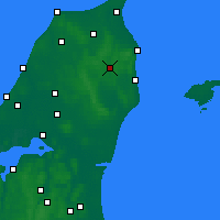 Nearby Forecast Locations - Stenhoj - Map