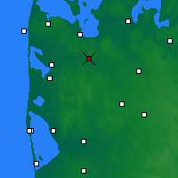 Nearby Forecast Locations - Mejrup - Map