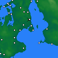 Nearby Forecast Locations - Jægersborg - Map