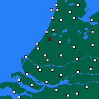 Nearby Forecast Locations - Leiden - Map