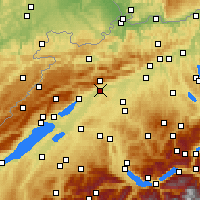 Nearby Forecast Locations - Solothurn - Map