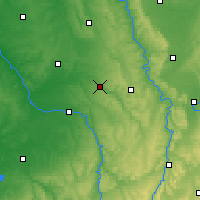 Nearby Forecast Locations - Bar-le-Duc - Map
