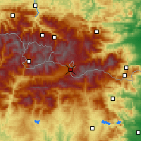 Nearby Forecast Locations - Sainte-Léocadie - Map