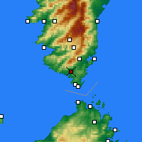 Nearby Forecast Locations - Figari - Map