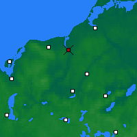 Nearby Forecast Locations - Rostock - Map