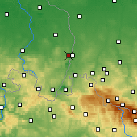 Nearby Forecast Locations - Görlitz - Map
