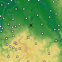 Nearby Forecast Locations - Düren - Map