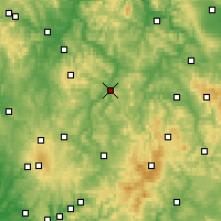 Nearby Forecast Locations - Bad Hersfeld - Map