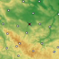 Nearby Forecast Locations - Erfurt - Map