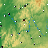 Nearby Forecast Locations - Neuhütten - Map